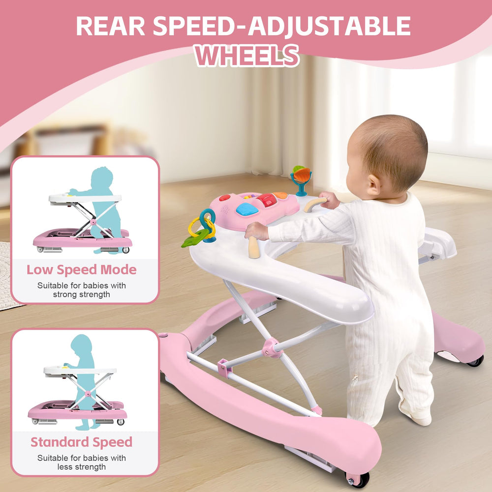 Pawtong walker in bouncer mode supports gentle bouncing.