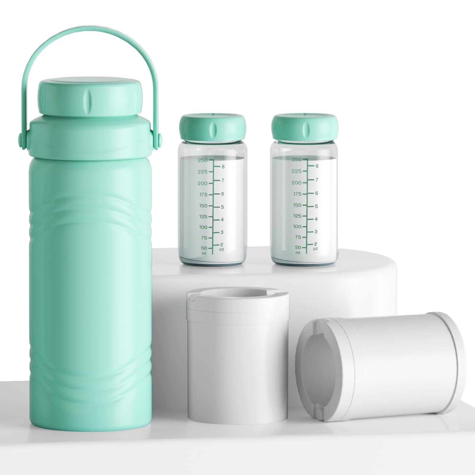 Pazzer portable breast milk cooler bottle for on-the-go storage, compact and reliable.