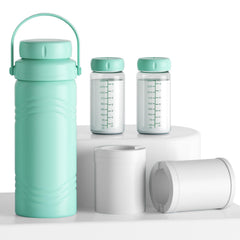 Pazzer portable breast milk cooler bottle for on-the-go storage, compact and reliable.