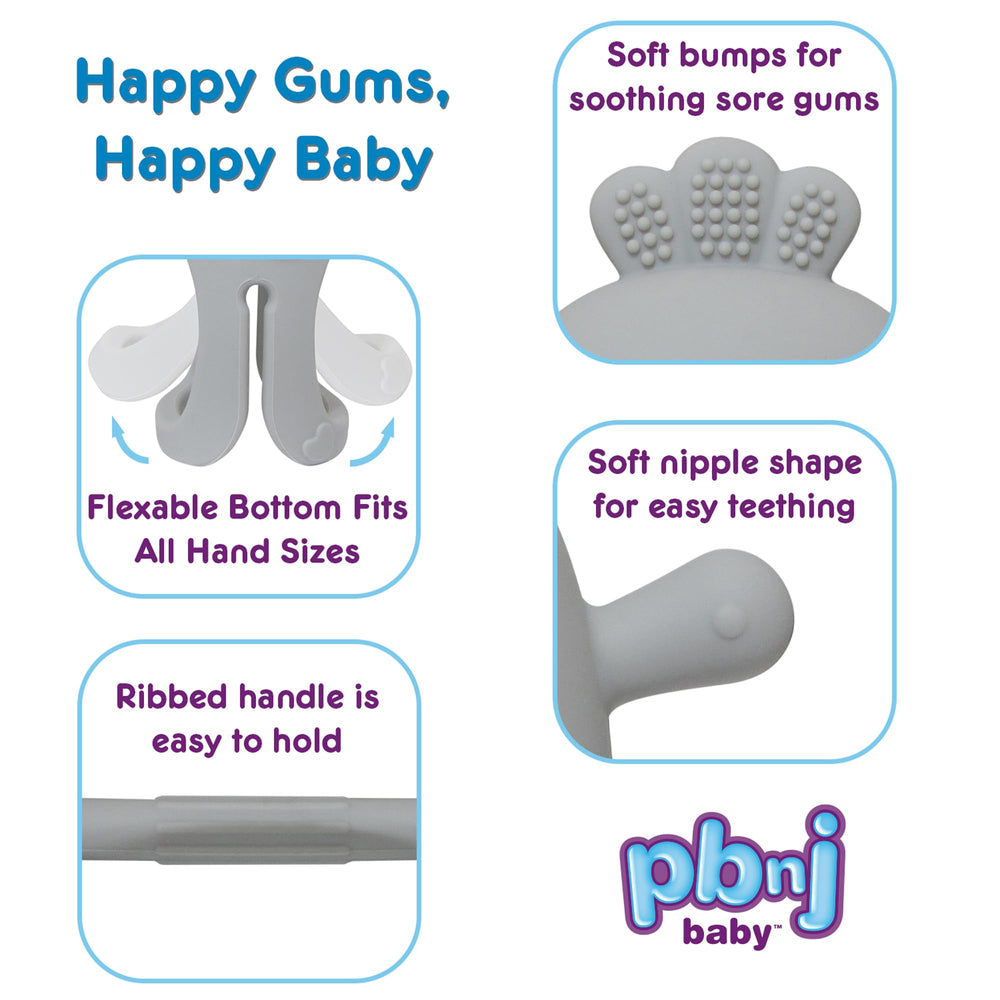 PBnJ Baby two-pack in gray and blue for everyday use