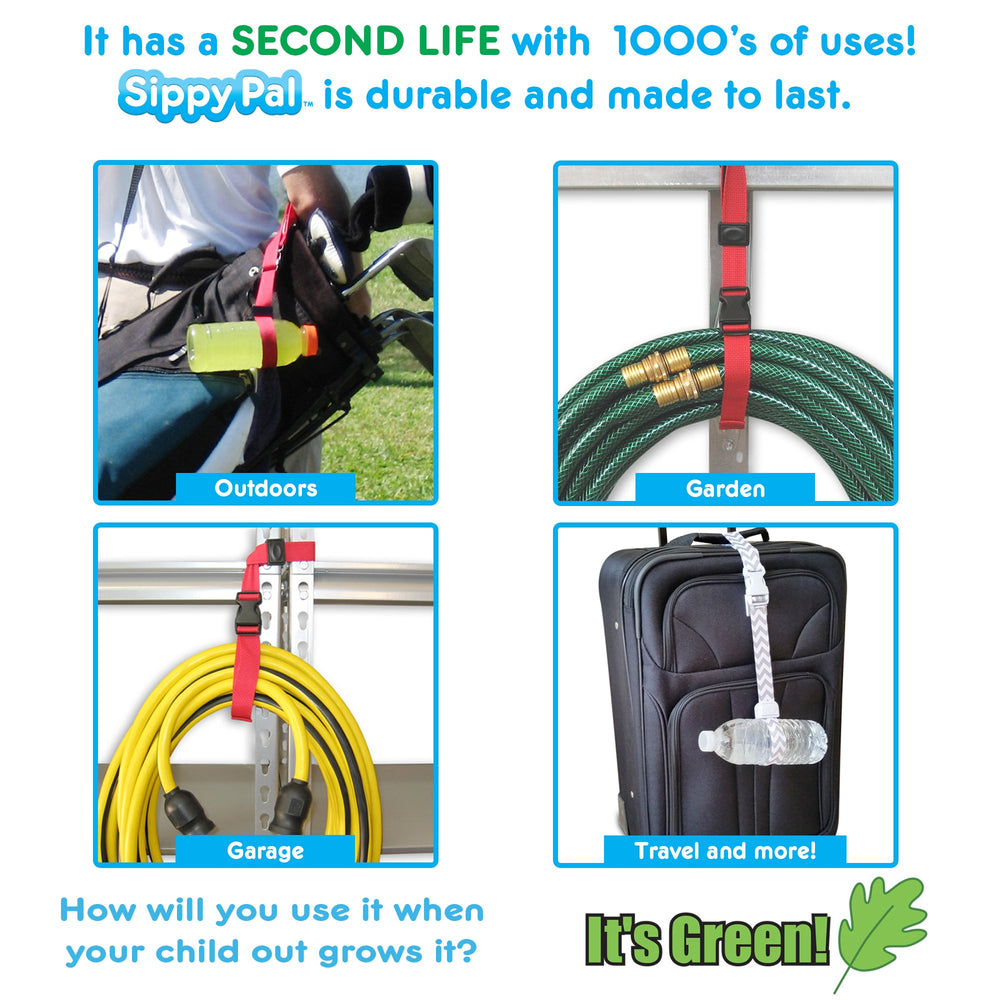 PBnJ Baby SippyPal helps keep bottles clean when away from home.