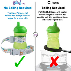 PBnJ Baby SippyPal universal-fit holds cups from many brands.