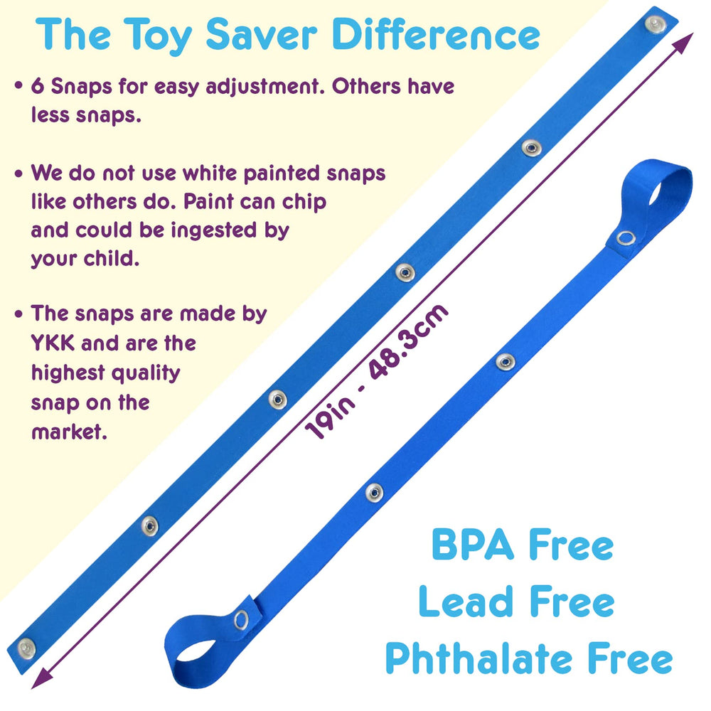 PBnJ Baby Toy Saver Strap pacifier clip keeps essentials tidy and ready for travel.