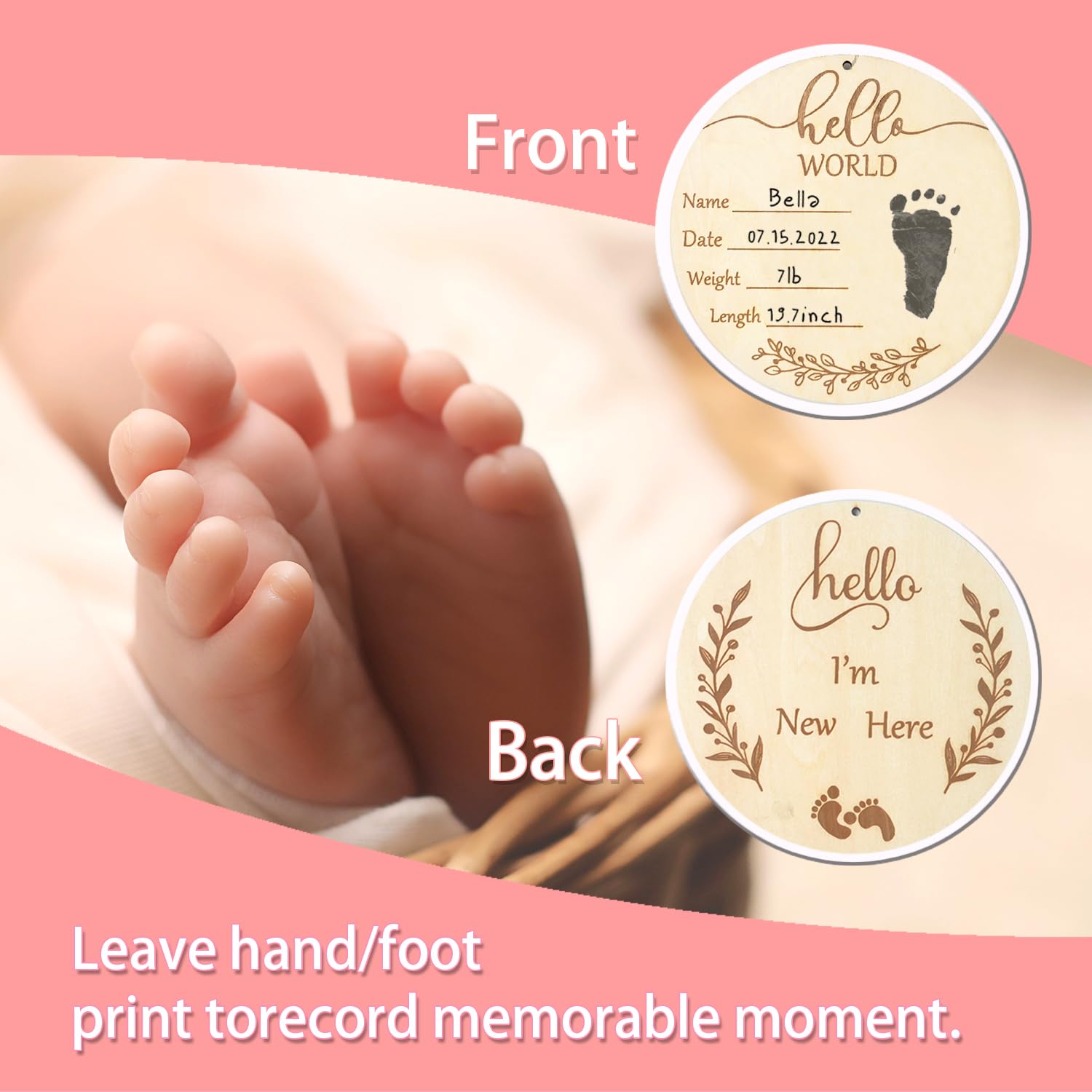 PDRYLY baby shower photo prop perfect keepsake for family memories.