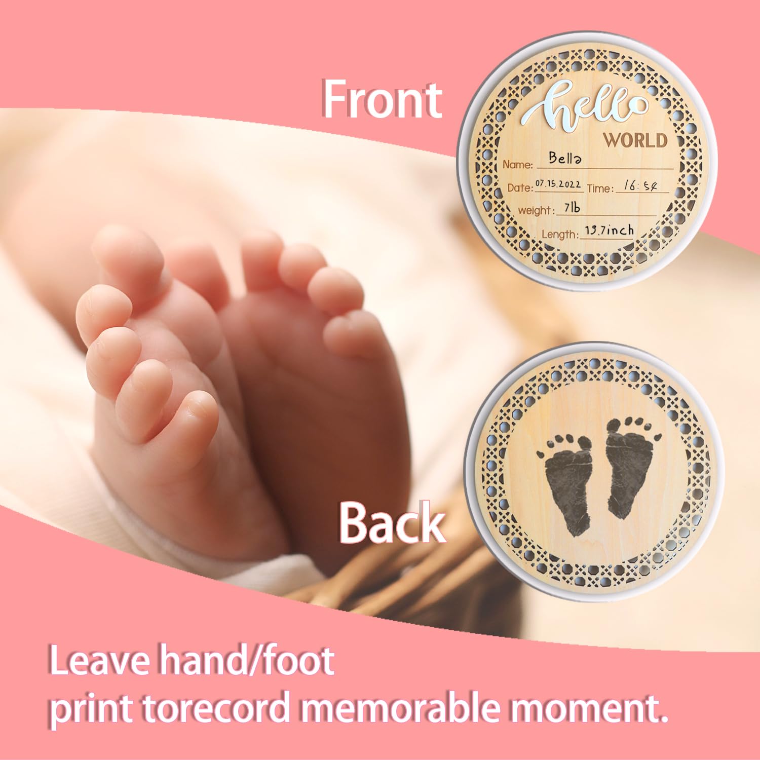 PDRYLY baby sign serves as charming nursery decor.