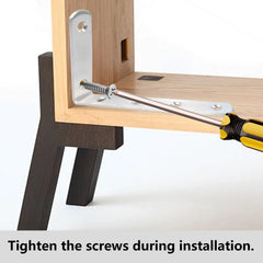 PDETVEO furniture corner brace reinforcing table, chair, and cabinet joints