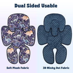 Pea Pod 2-in-1 cushion with soft Minky dot fabric for cozy comfort