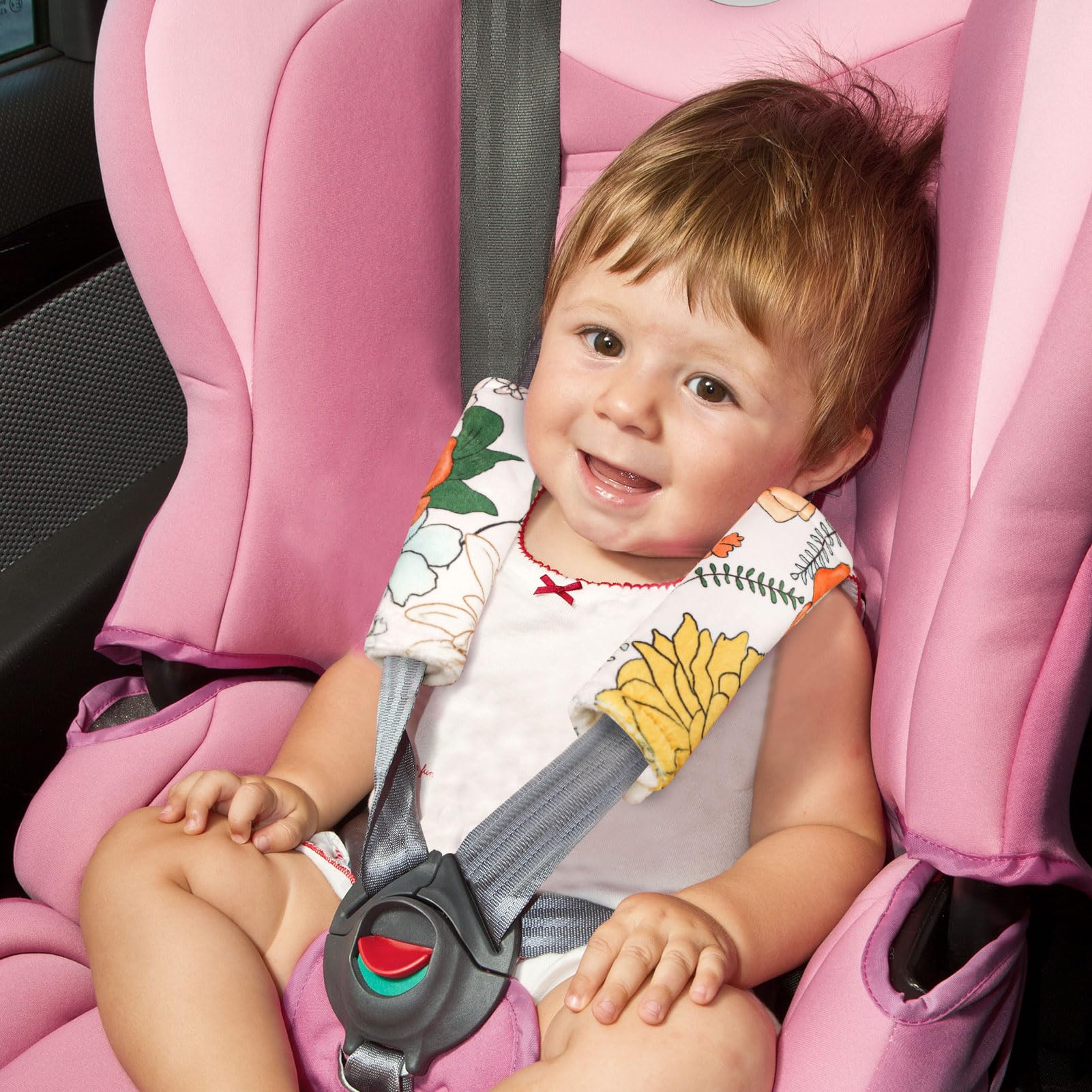 Pea Pod neck protection strap cover for infant seats