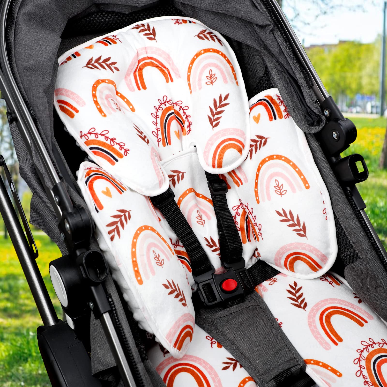 Pea Pod keeps baby supported and comfy on the go.