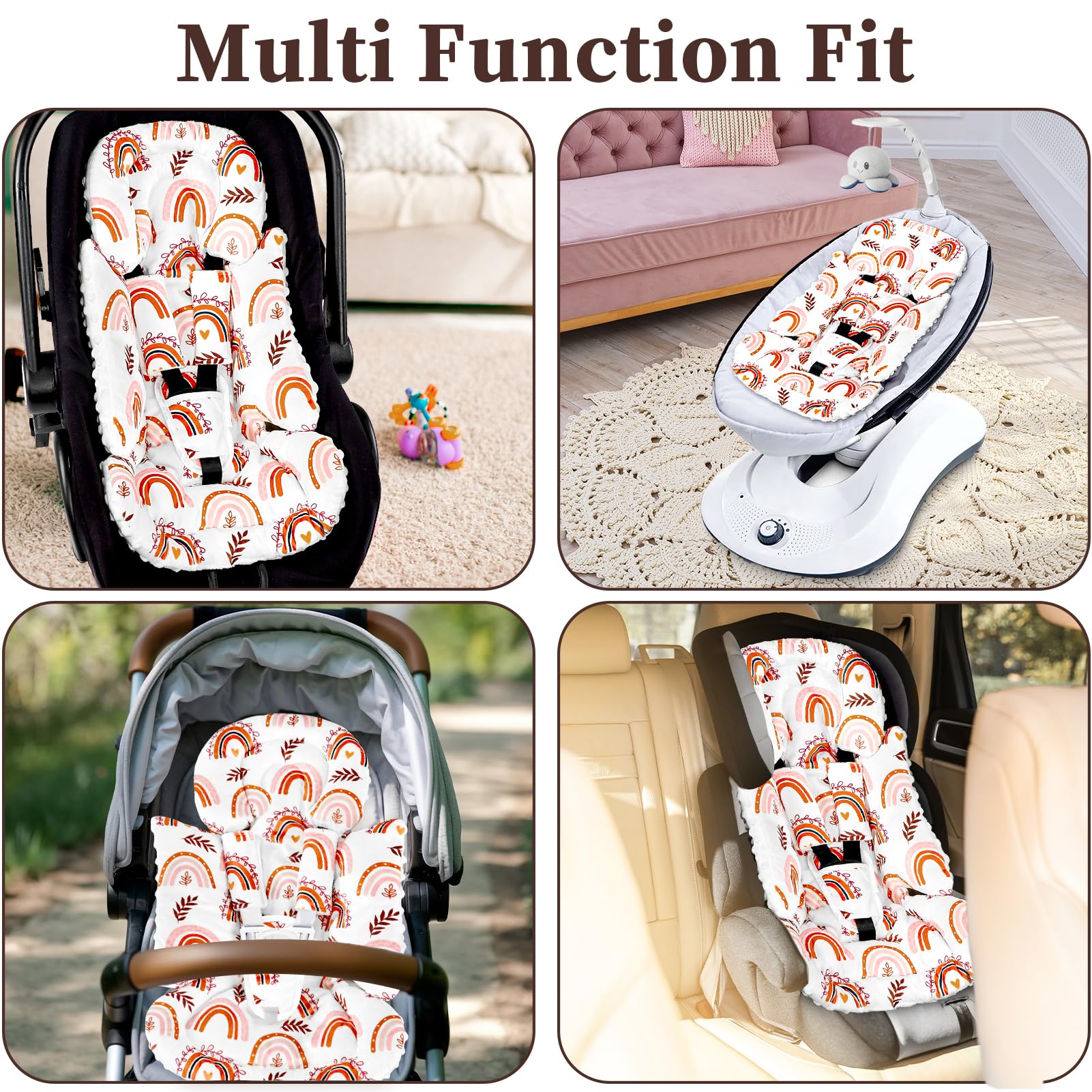 Pea Pod washable fabric ensures easy cleaning after outings