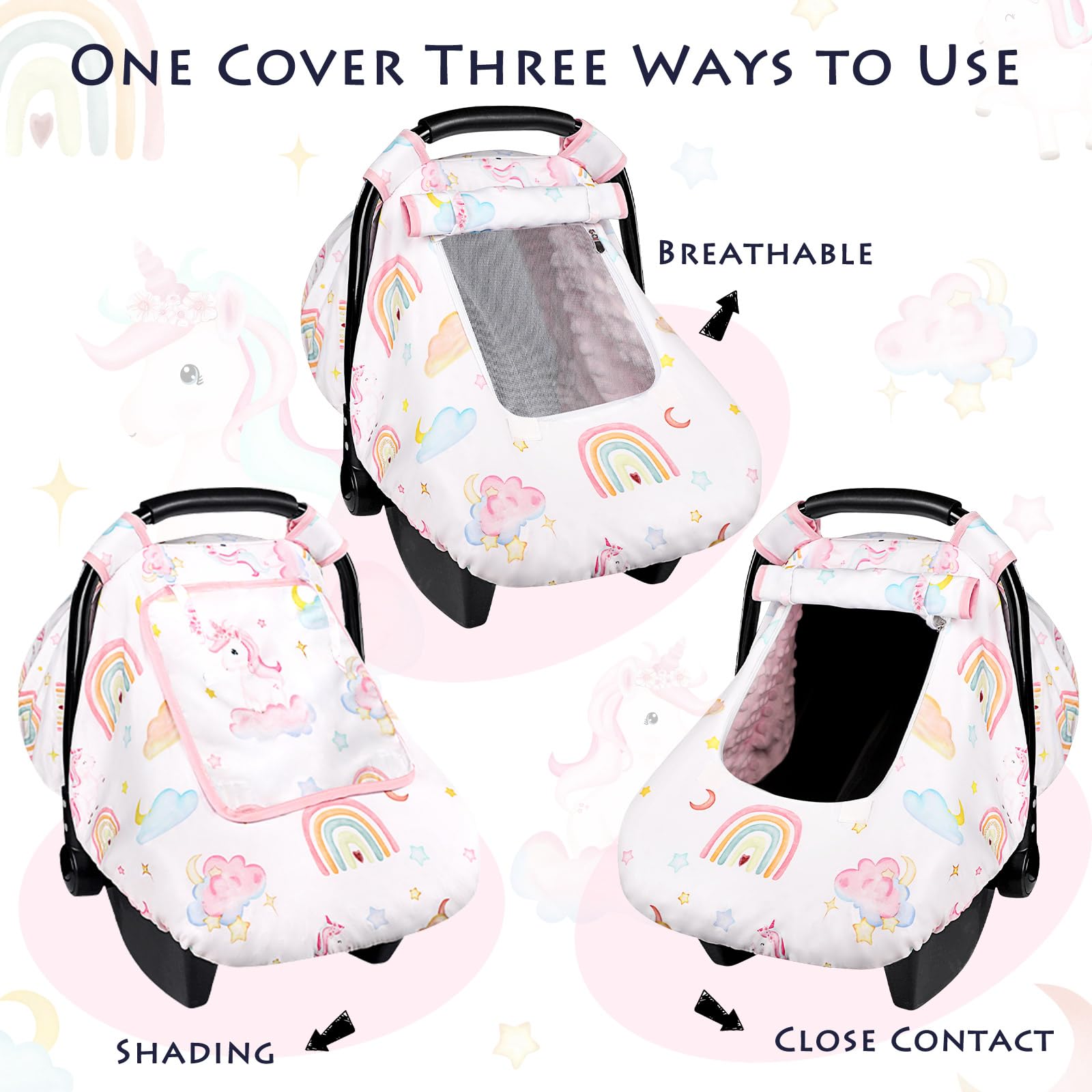 Pea Pod breathable mesh window detail highlighting ventilation for baby comfort.