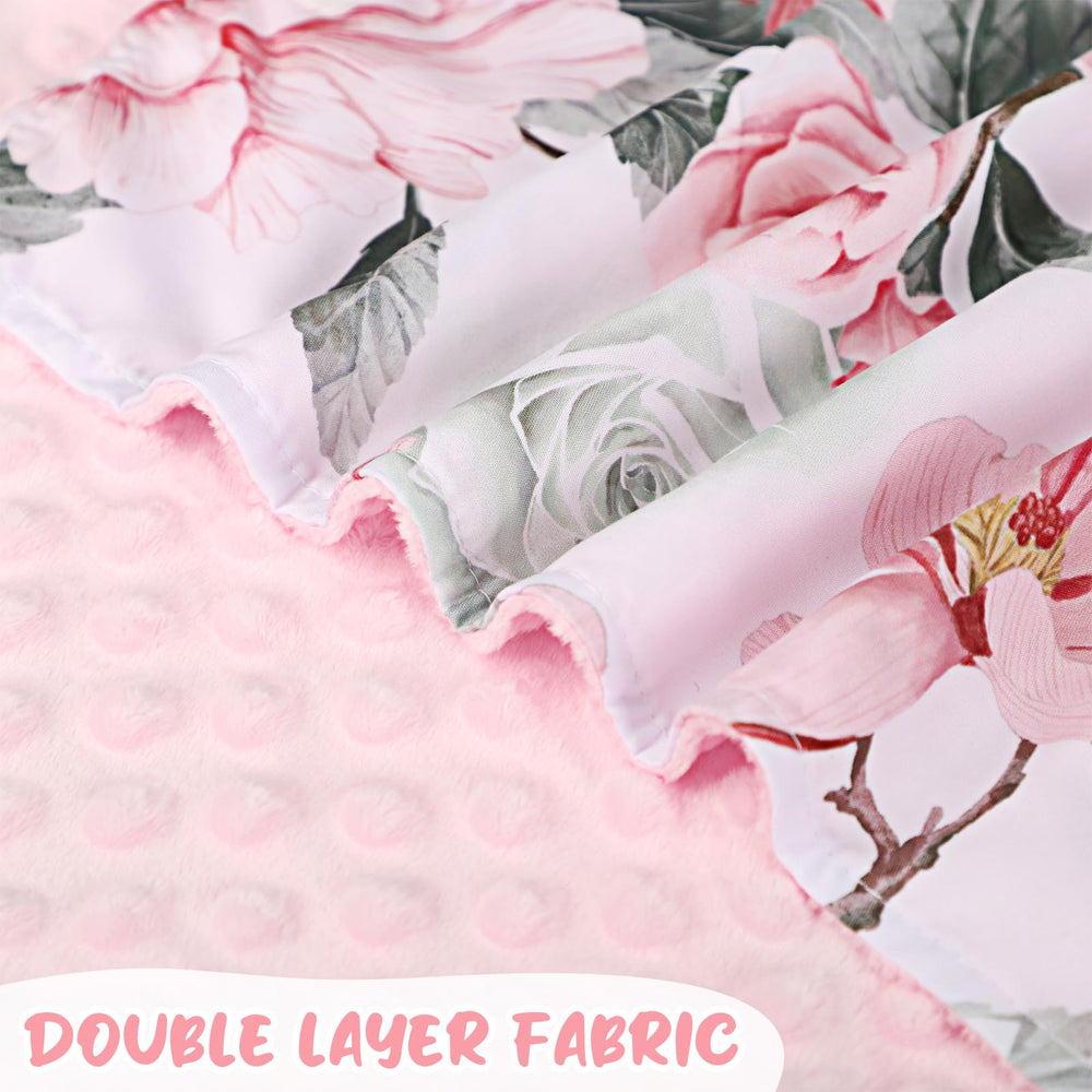 Pea Pod breathable Minky fabric detail for cooler, comfy car rides.
