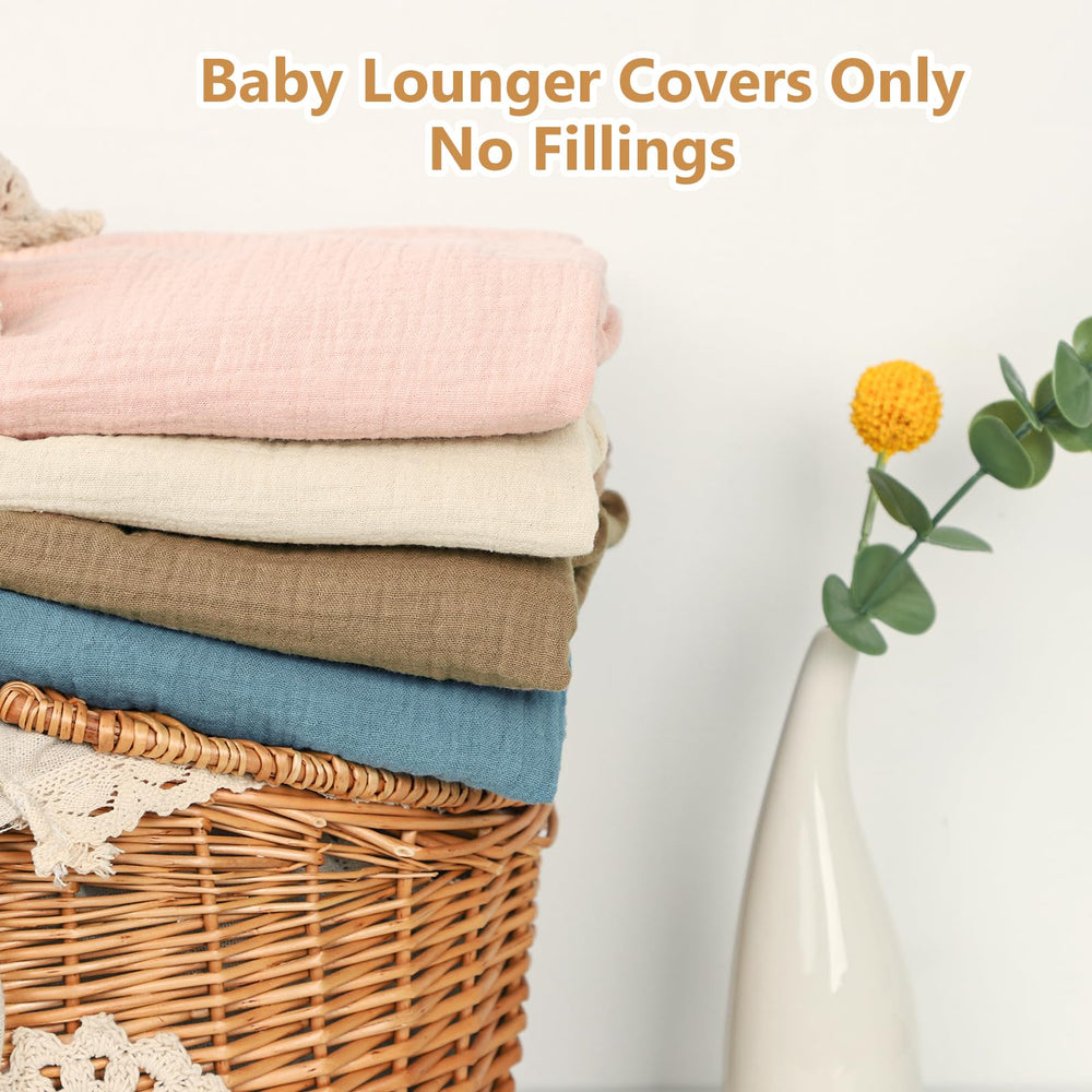 Pea Pod breathable muslin fabric helps regulate comfort for baby