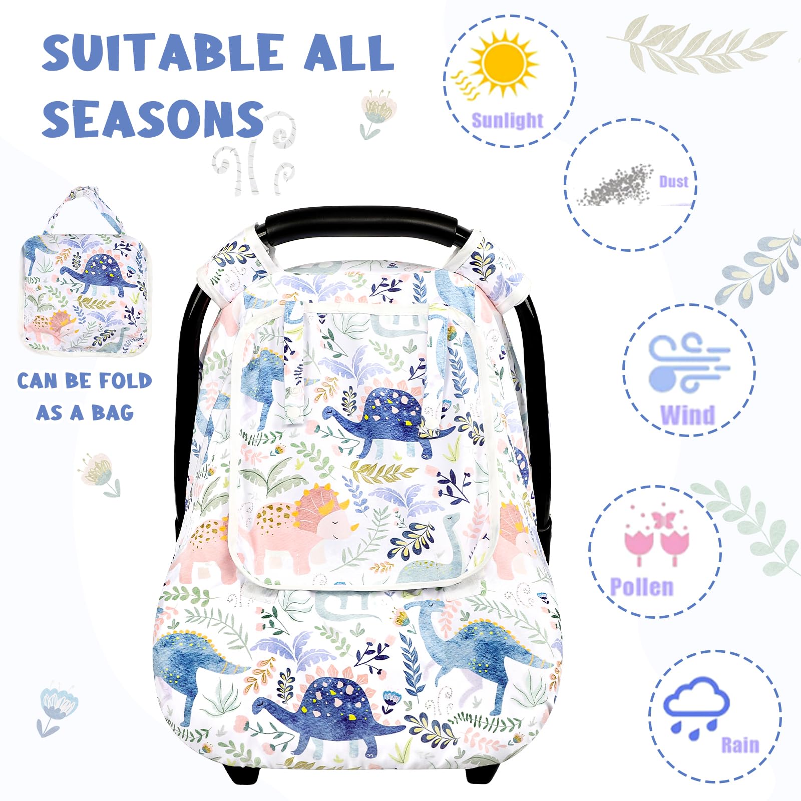 Pea Pod easy-attach design for standard car seats and strollers