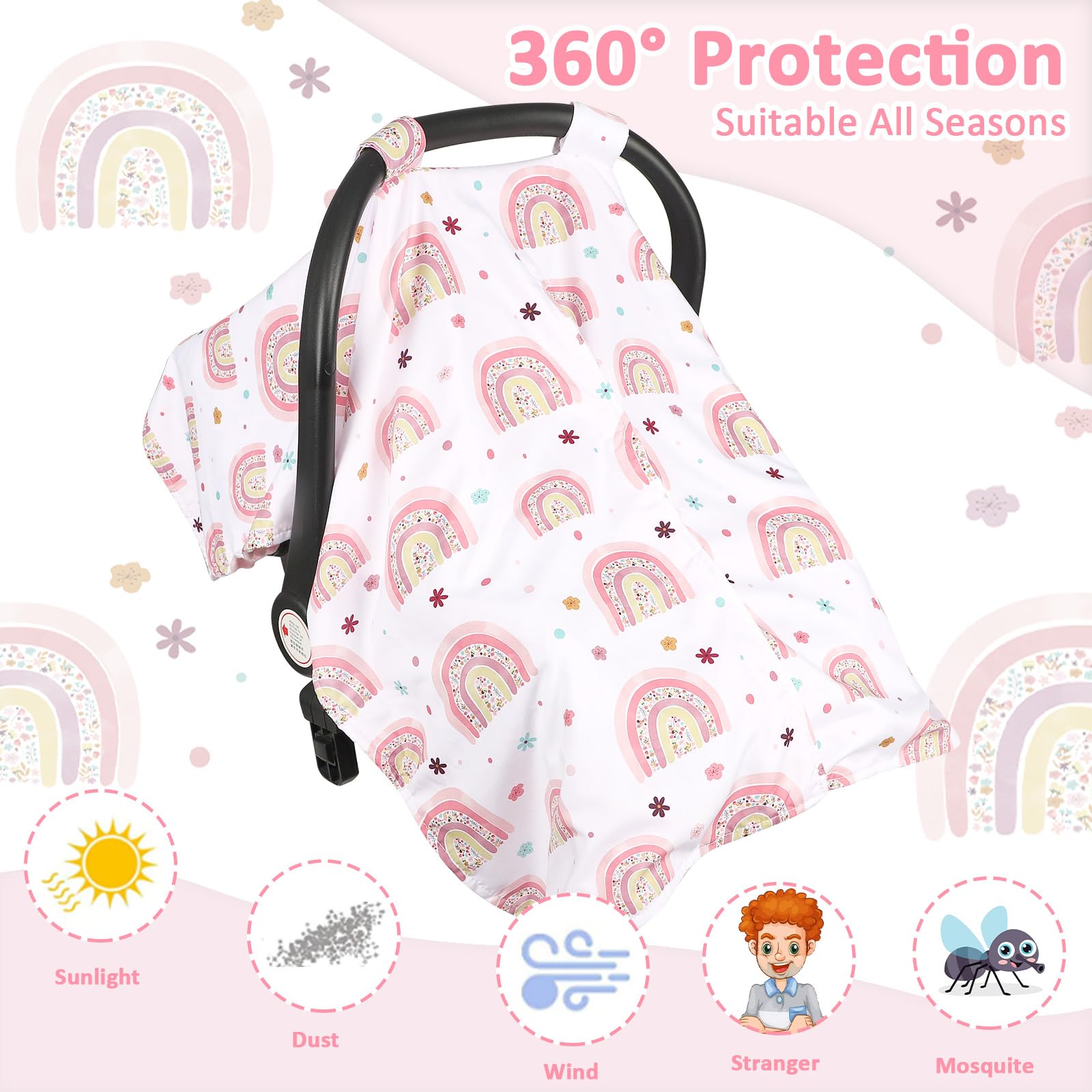 Pea Pod machine-washable design simplifies cleaning after outings.