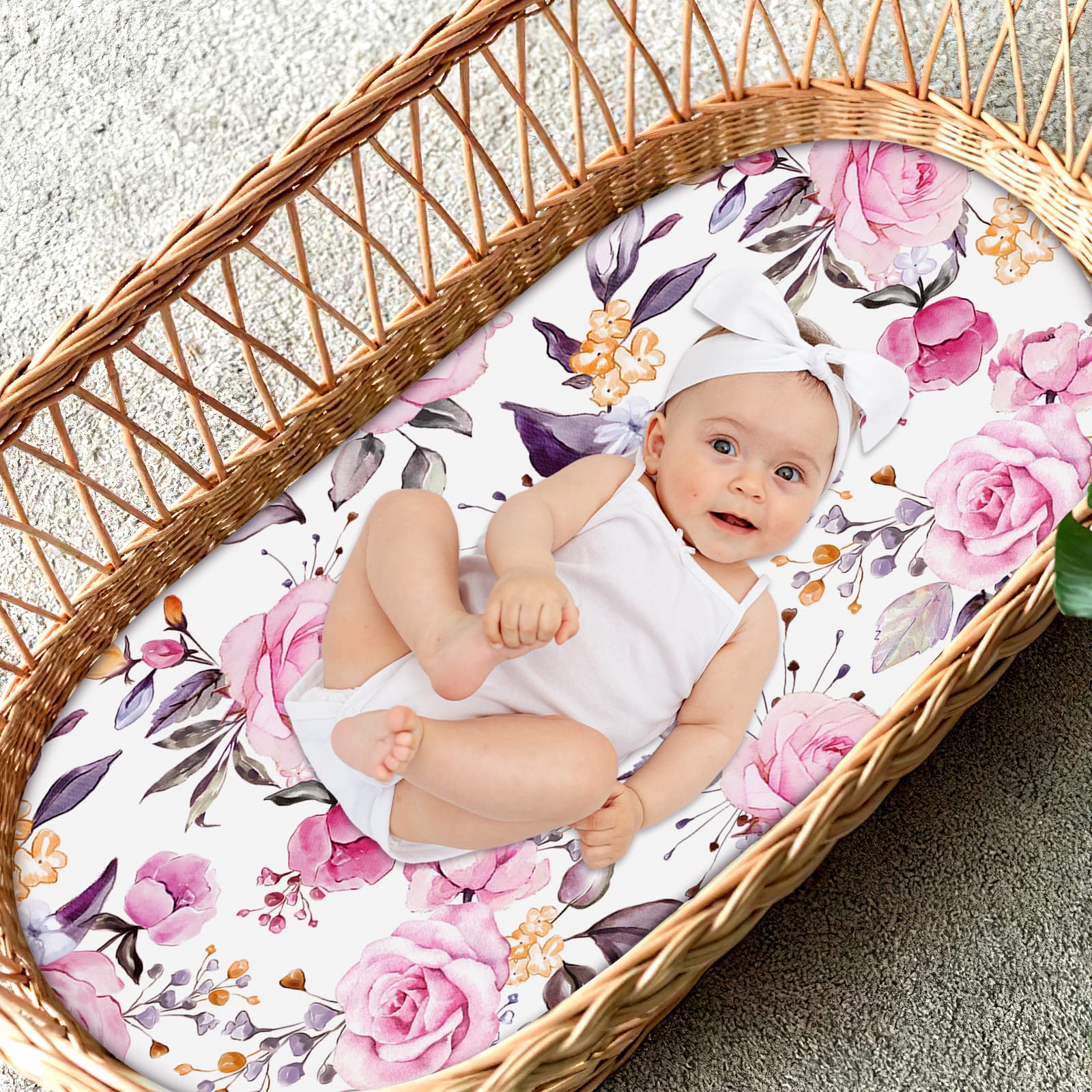 Pea Pod soft polyester sheet gentle on baby's skin and breathable