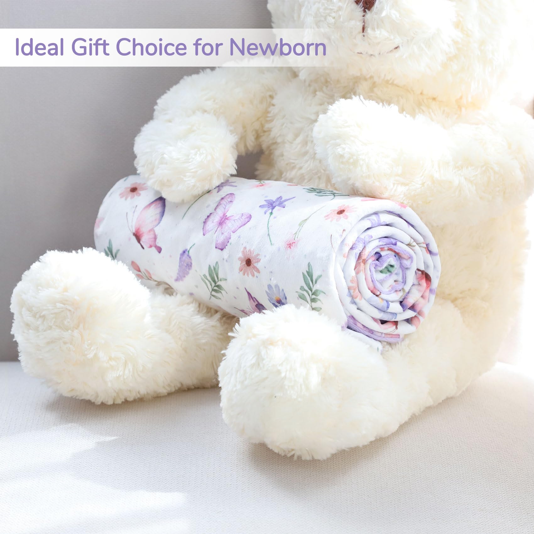 Pea Pod 30x40 inch blanket fits crib stroller and car seat