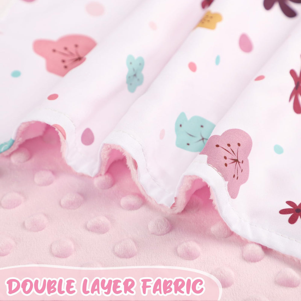 Pea Pod floral car seat cover shown on a stroller for versatile on‑the‑go use.