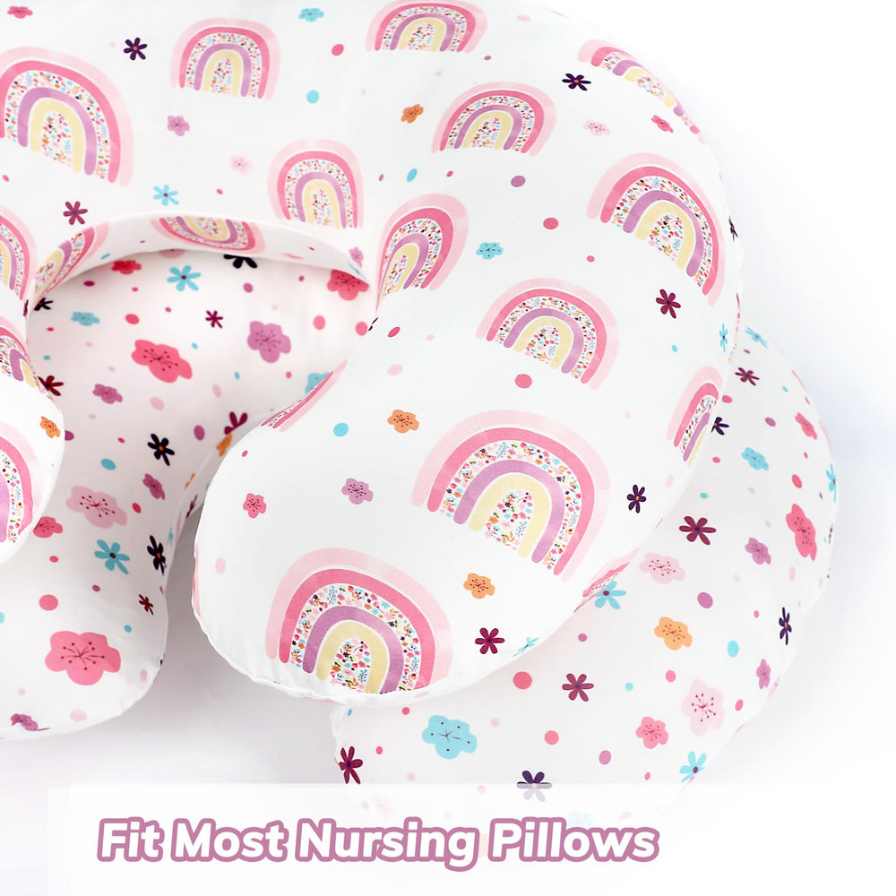 Pea Pod hidden zipper closeup promotes safe, easy removal for washing.
