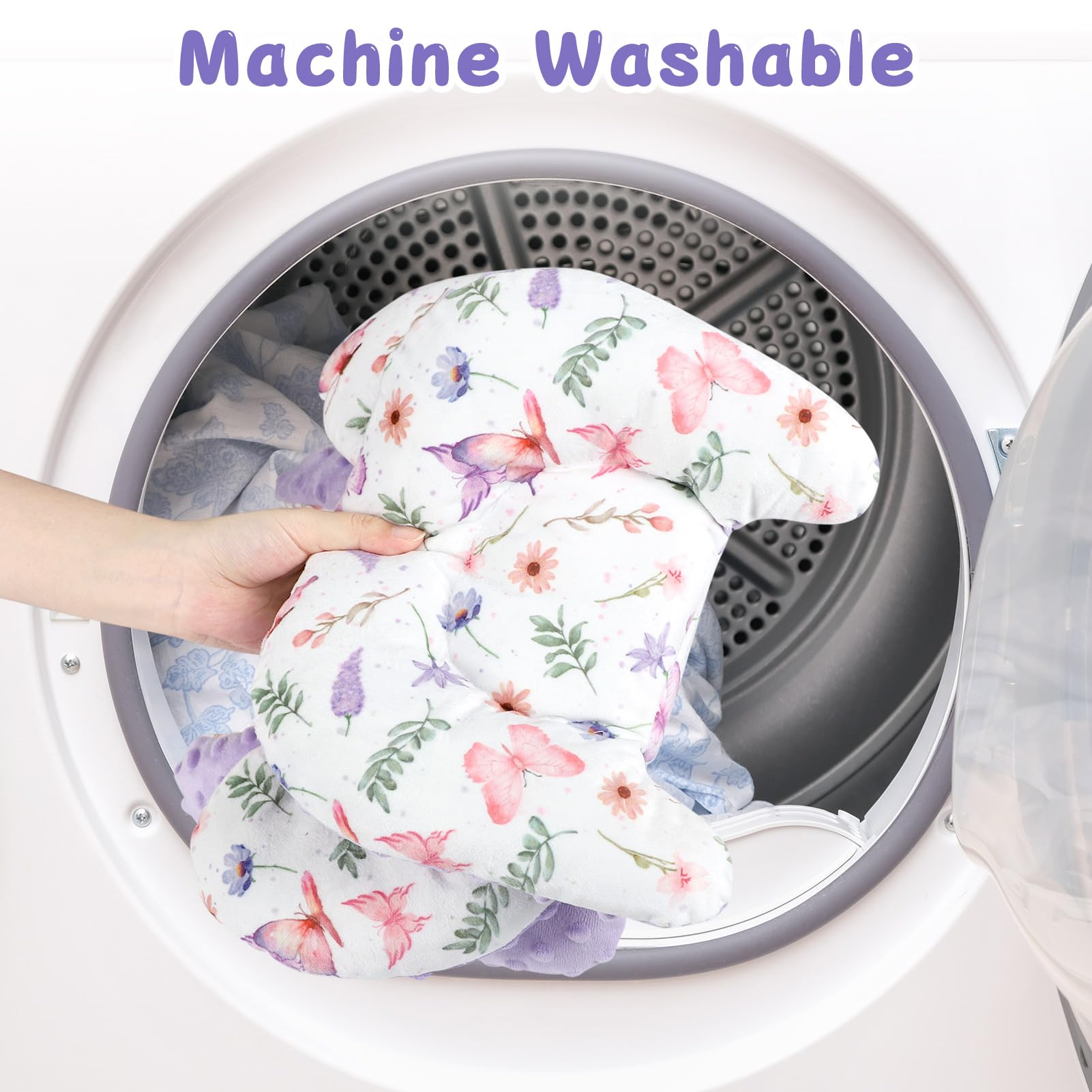 Pea Pod machine washable insert for easy cleanup after outings