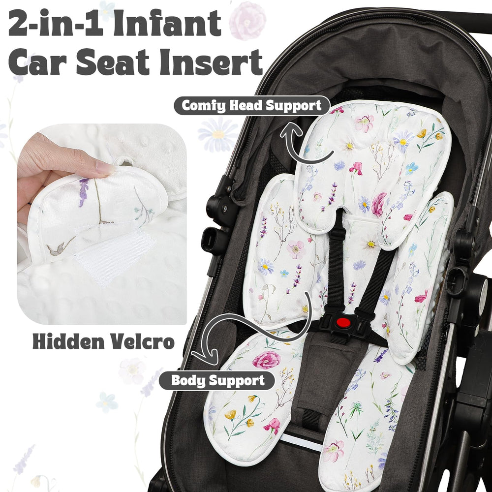 Removable headrest on Pea Pod cushion for flexible use on car seats.