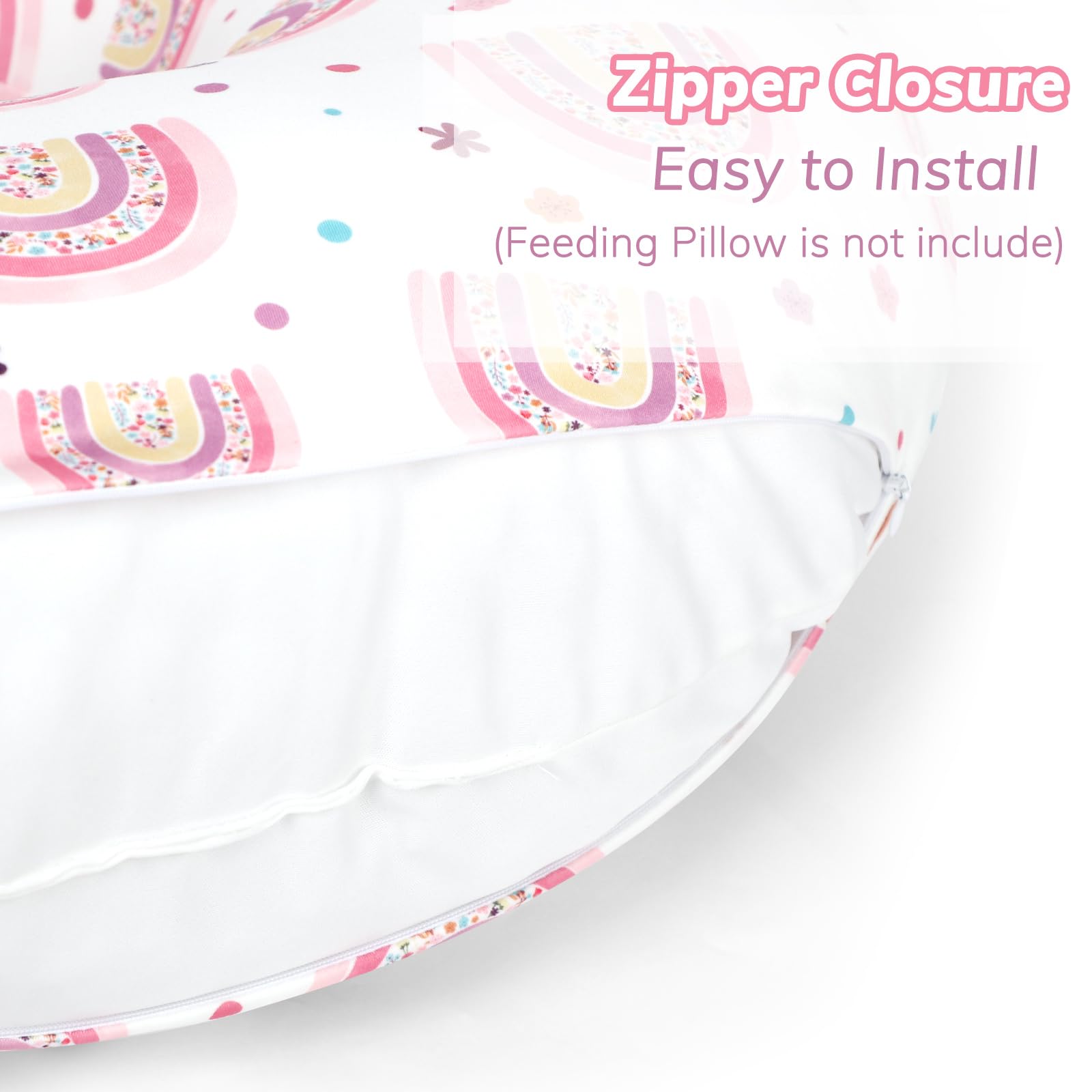 Pea Pod nursing cover is machine washable for busy parents.