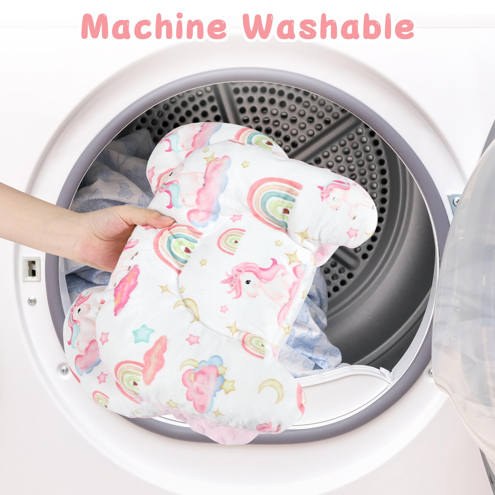 Pea Pod machine washable design makes cleaning quick for busy parents.