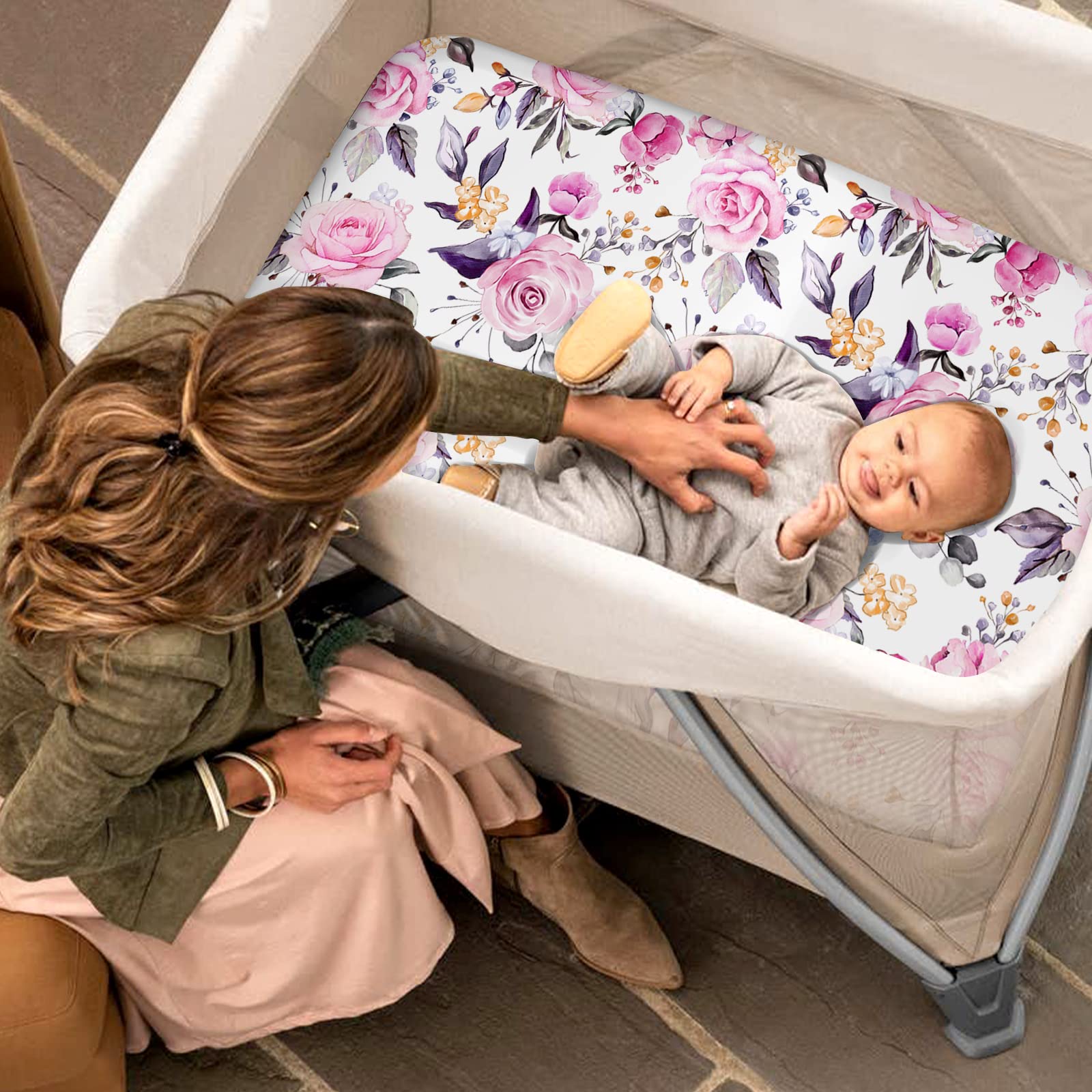 Pea Pod machine washable sheet resists fading for busy parents
