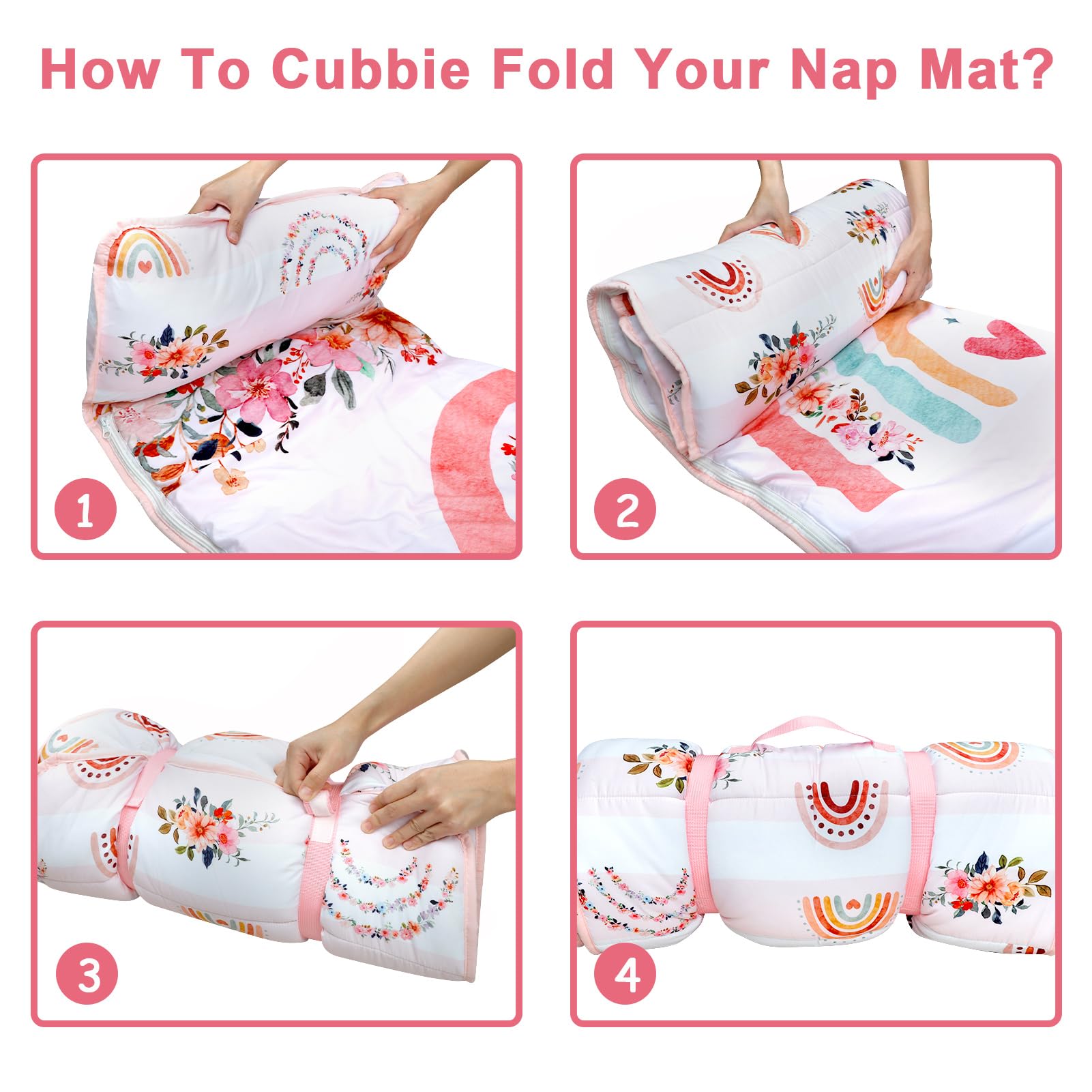 Pea Pod nap mat care: machine wash cold gentle cycle