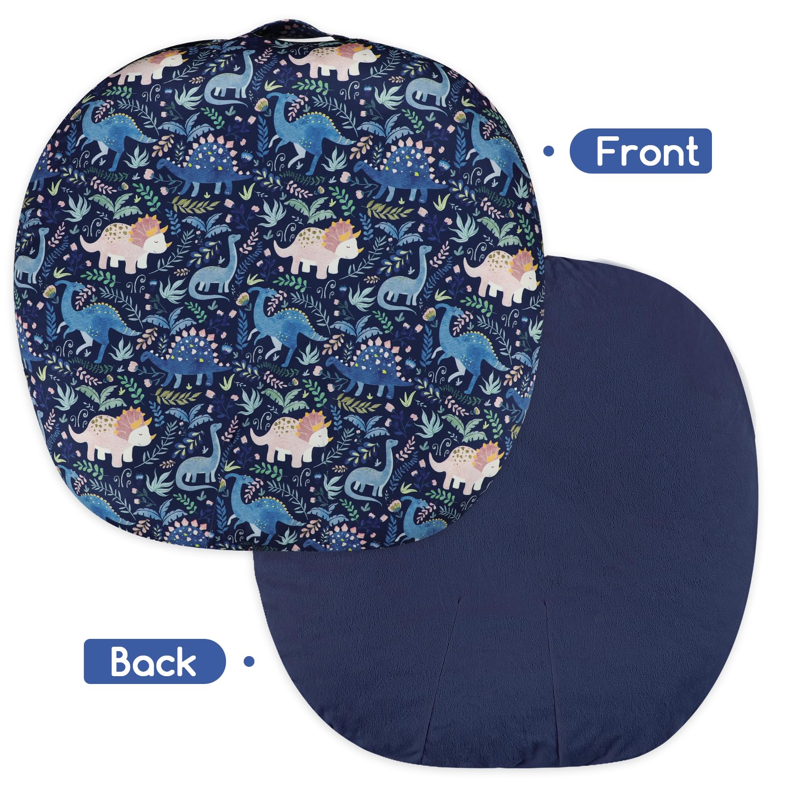 Pea Pod dinosaur cover presented as a practical baby shower gift.