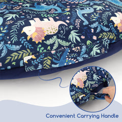 Pea Pod newborn cover demonstrates universal fit across loungers.