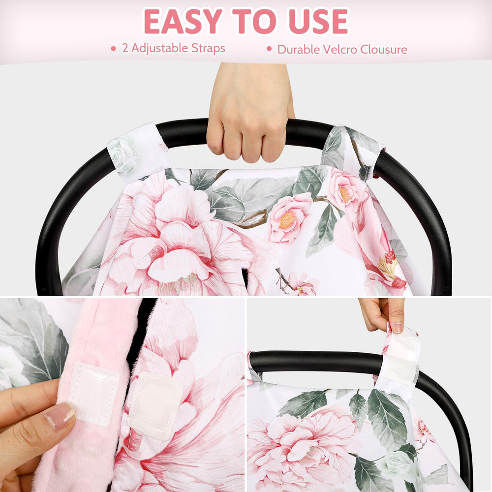 Pea Pod multi-use nursing cover doubles as stroller and shield.