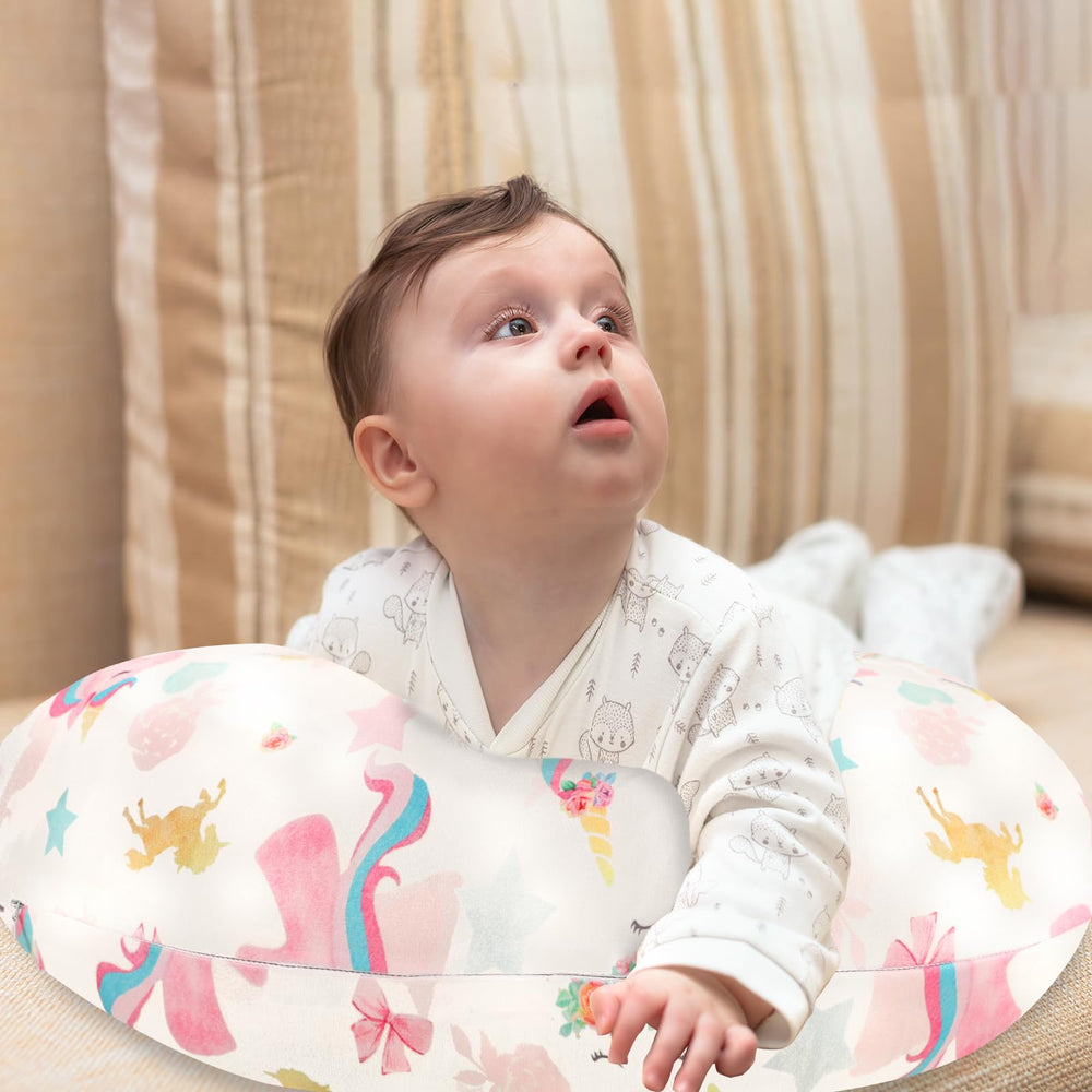Pea Pod nursing pillow cover makes a thoughtful baby shower gift.