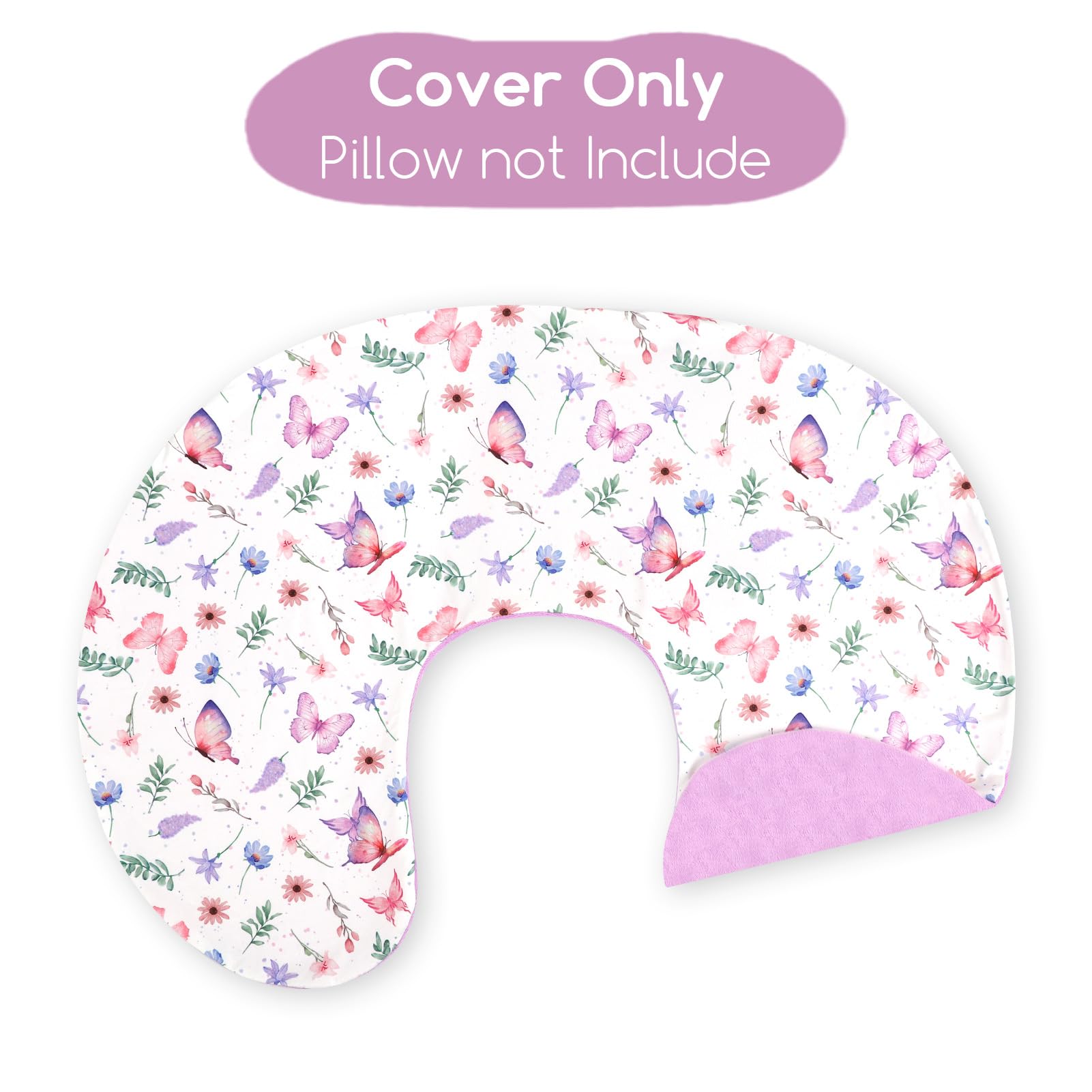 Pea Pod nursing pillow cover snug fit on Boppy pillows for secure support