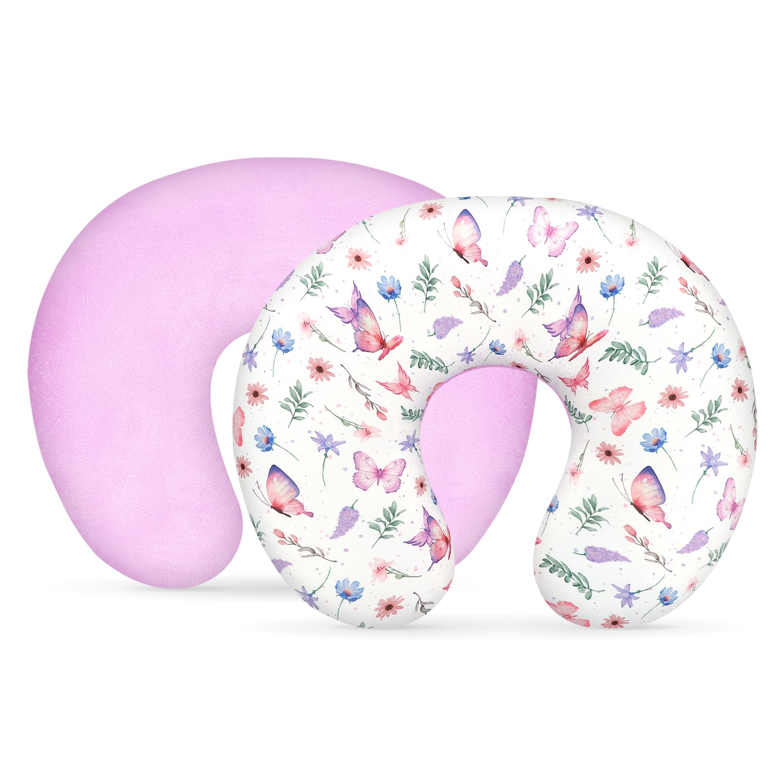 Pea Pod nursing pillow cover with soft minky fabric for gentle, comfortable feeds