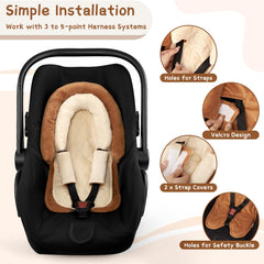 Pea Pod reversible cushion for seasonal comfort in car seats