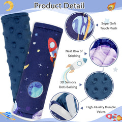 Pea Pod reversible dot texture strap cover offers two comfortable sides.
