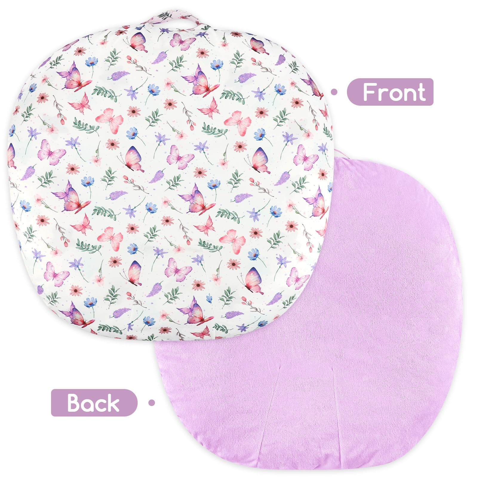 Pea Pod soft polyester fleece touches baby's skin gently.