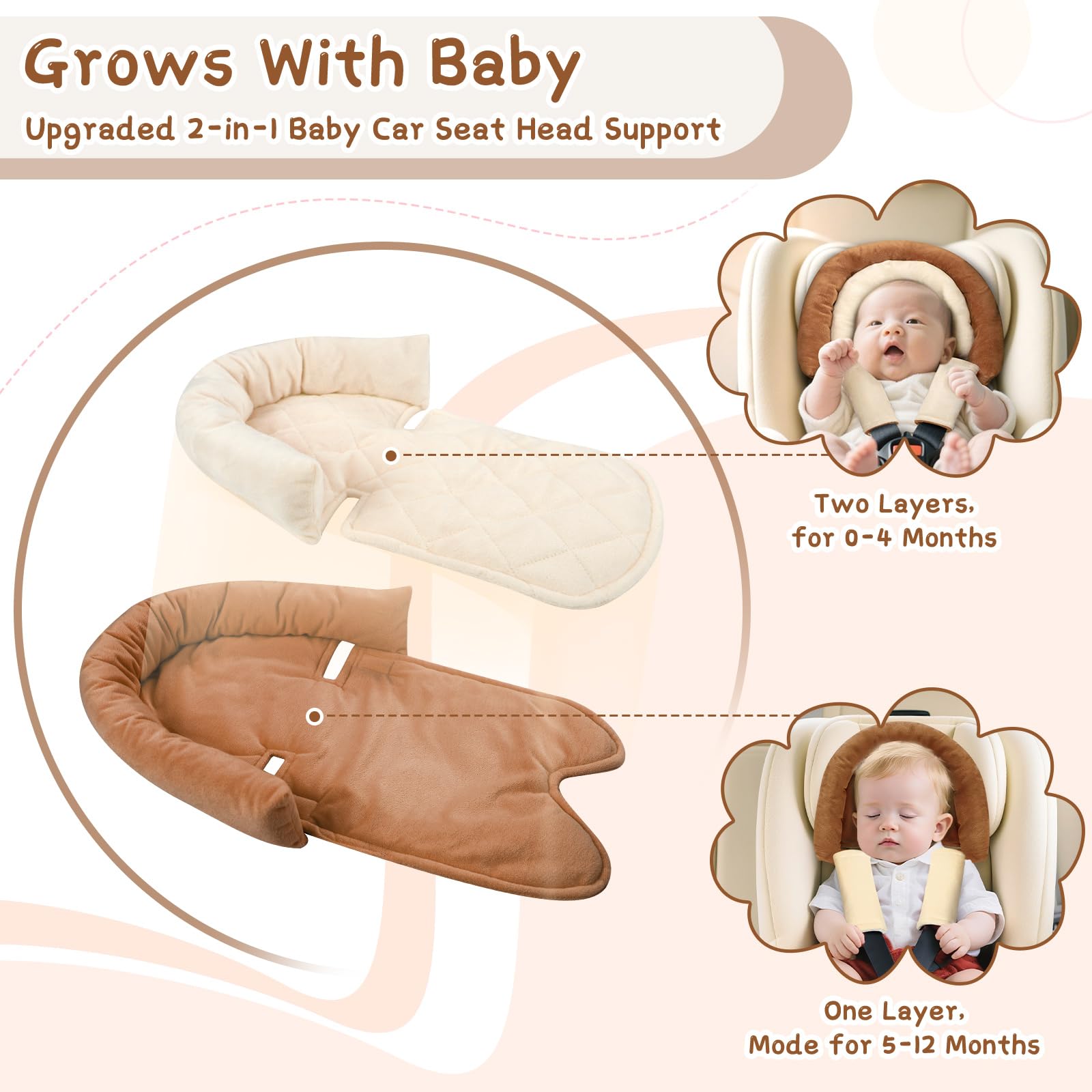 Pea Pod strap covers protect shoulders and prevent harness irritation