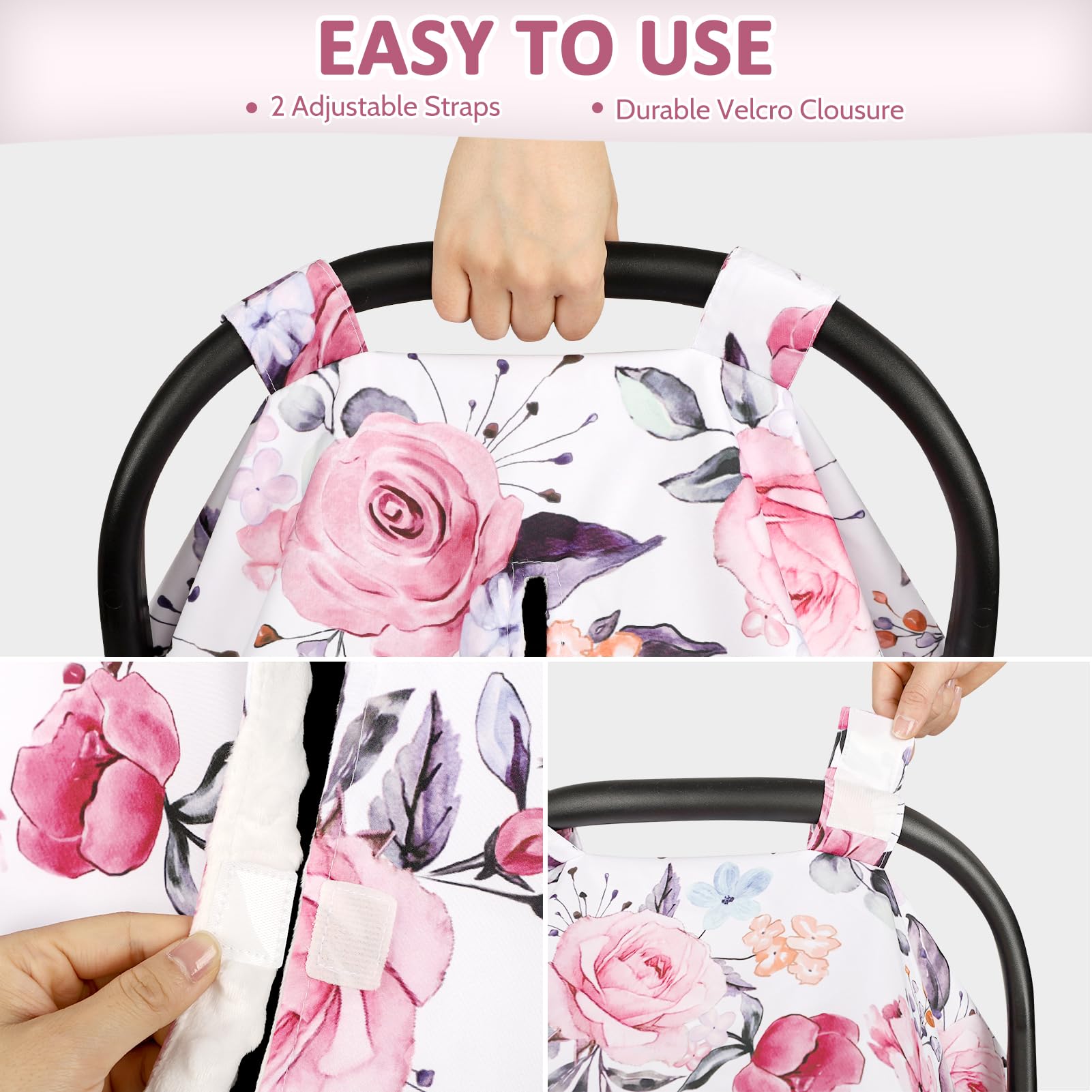 Pea Pod stroller protector in soft fabric shields while remaining lightweight.