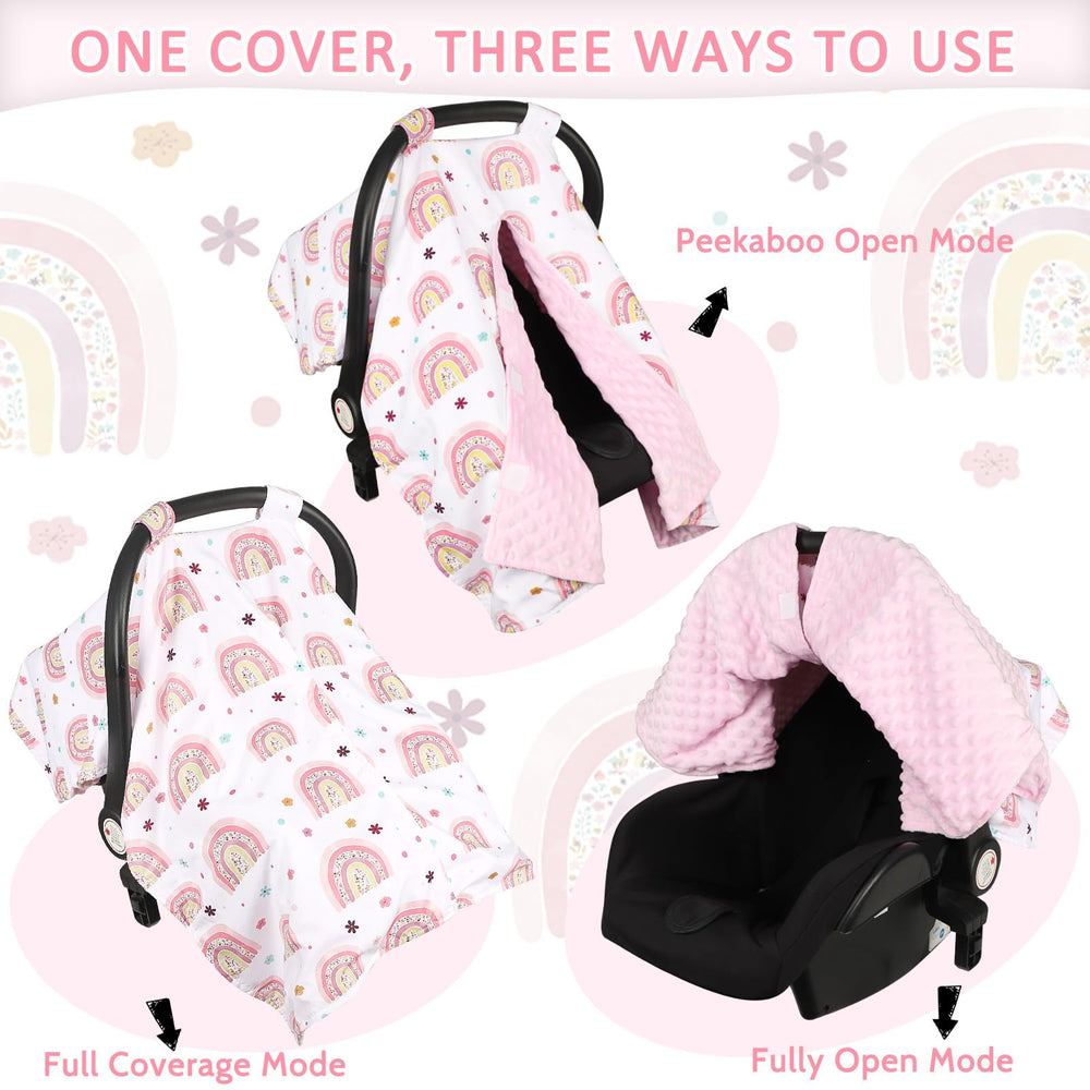 Pea Pod stroller protector keeps surfaces clean during errands.