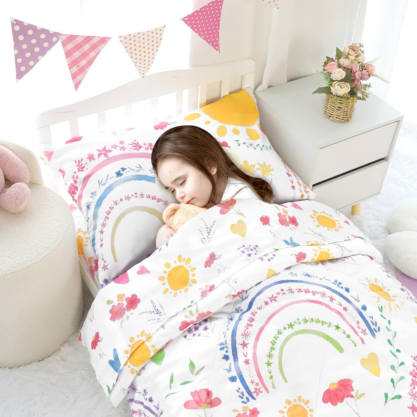 Pea Pod pillowcase soft fabric supports peaceful bedtime routines.