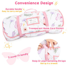 Pea Pod nap mat 51 by 23 inches for preschool use.
