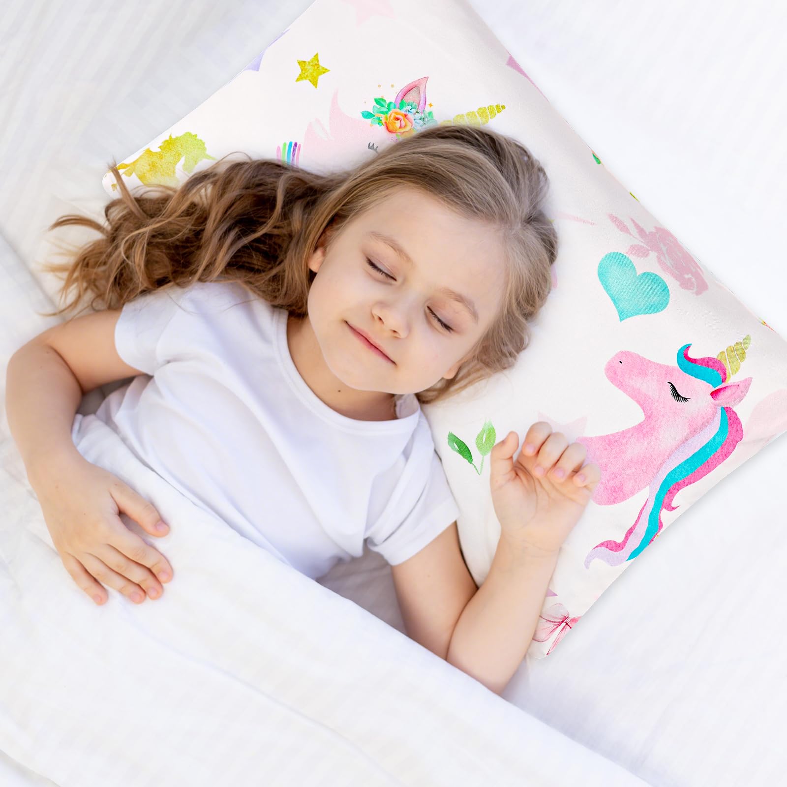 Pea Pod dino design pillowcase brings imaginative bedtime fun for kids.
