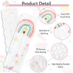 Pea Pod unicorn strap cover two-layer design for extra plush comfort.