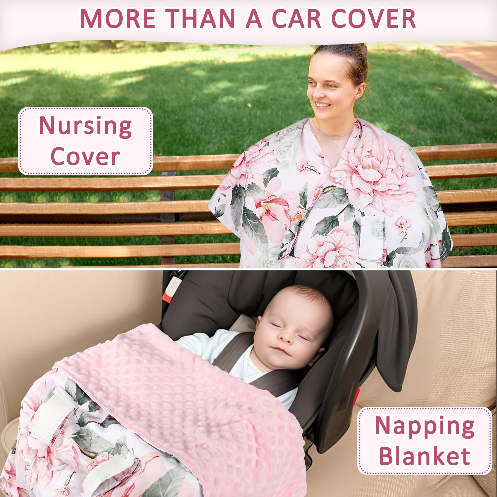 Pea Pod universal fit with adjustable straps for easy installation.