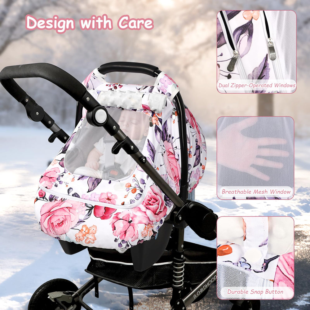 Pea Pod weather-ready shell shields baby from wind