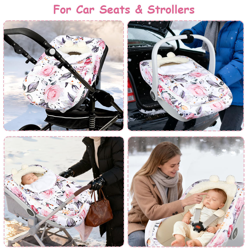 Pea Pod on-the-go baby cover keeps little one snug in transit
