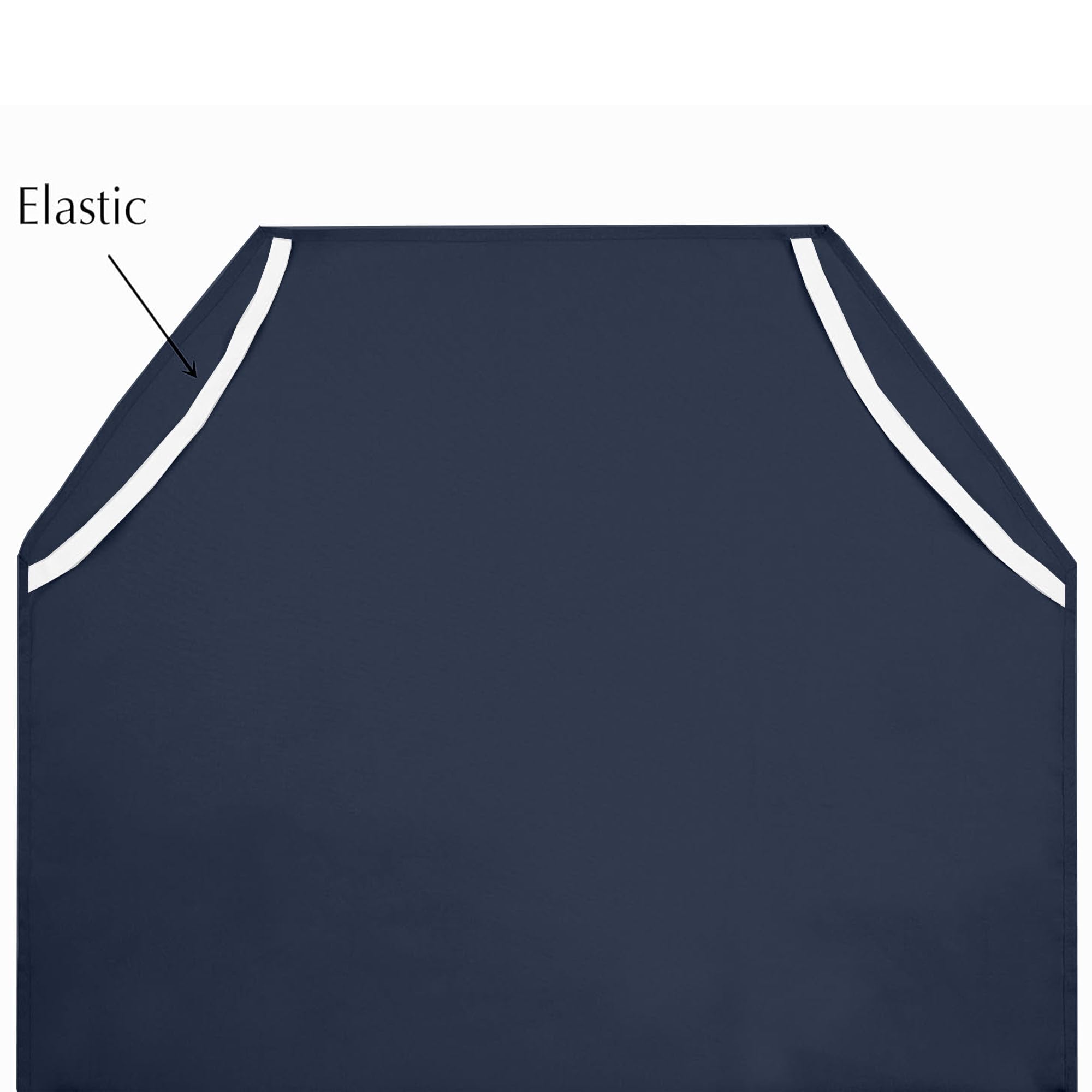 Reinforced stitching on a Peace Sleep cot sheet designed for daily daycare use.