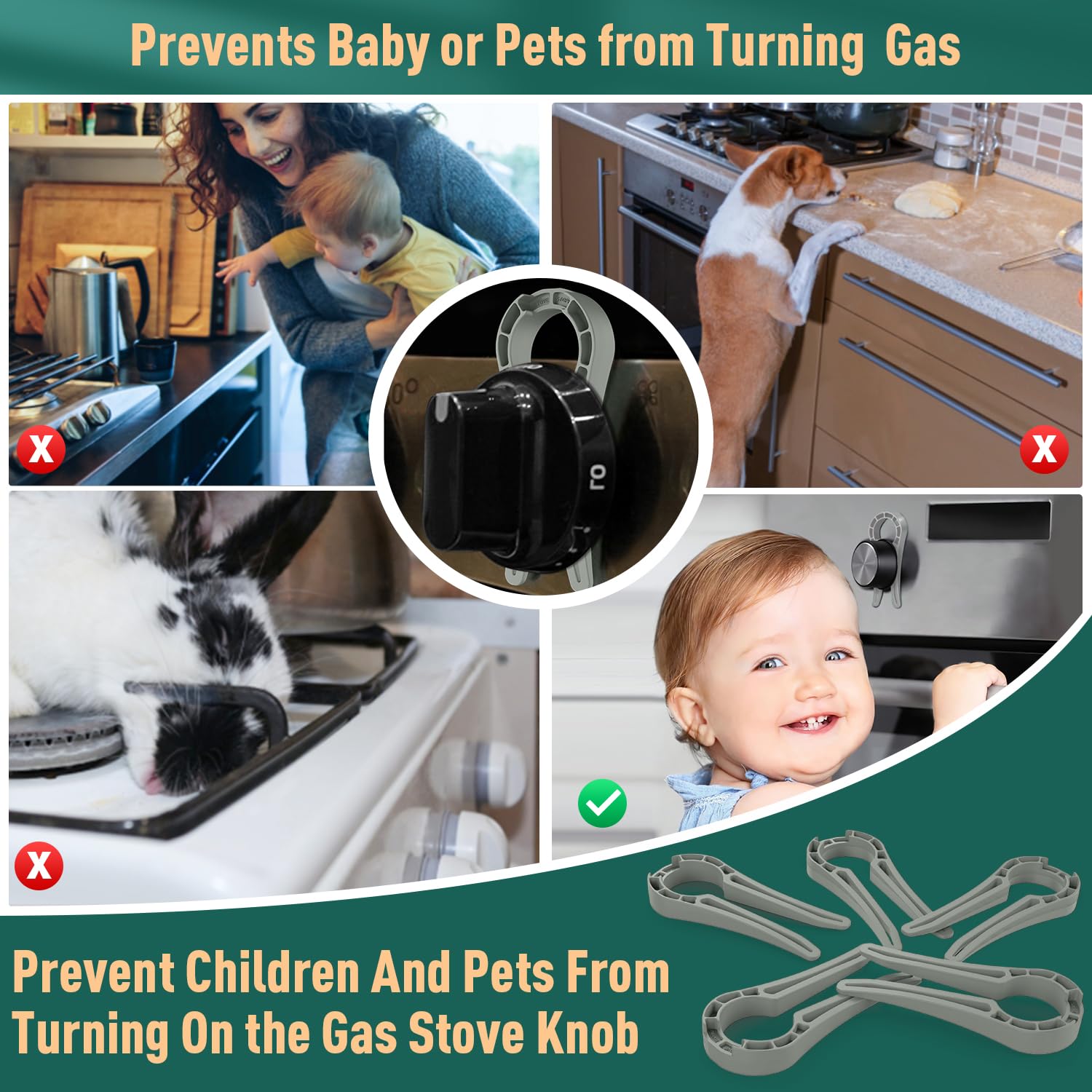 PeachLeaf-high-temp-plastic-durable-stove-lock illustrates heat-friendly durability.